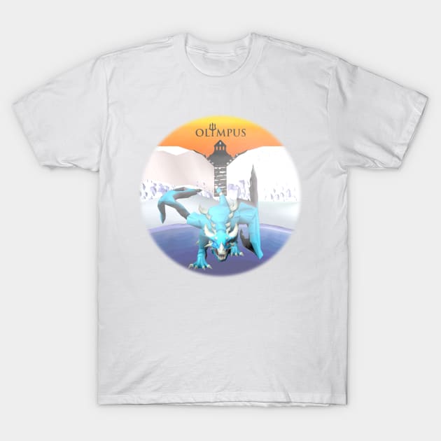 BIG LOGO VORKATH SUNSET - OLYMPUS T-Shirt by dids